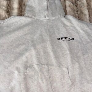 Essentials Light Gray Hoodie